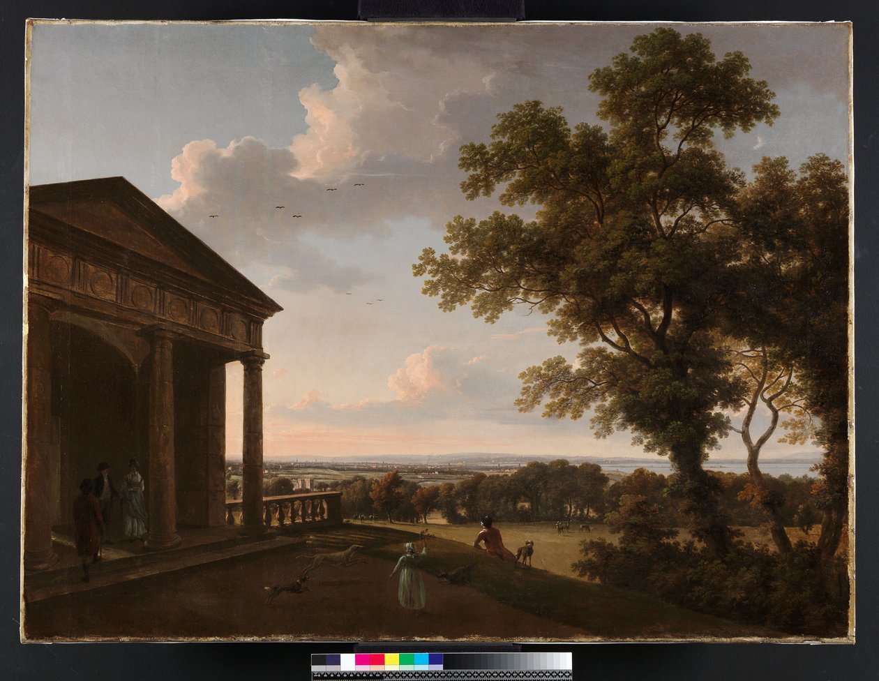 Veduta nel Mount Merrion Park, 1804 da William Ashford