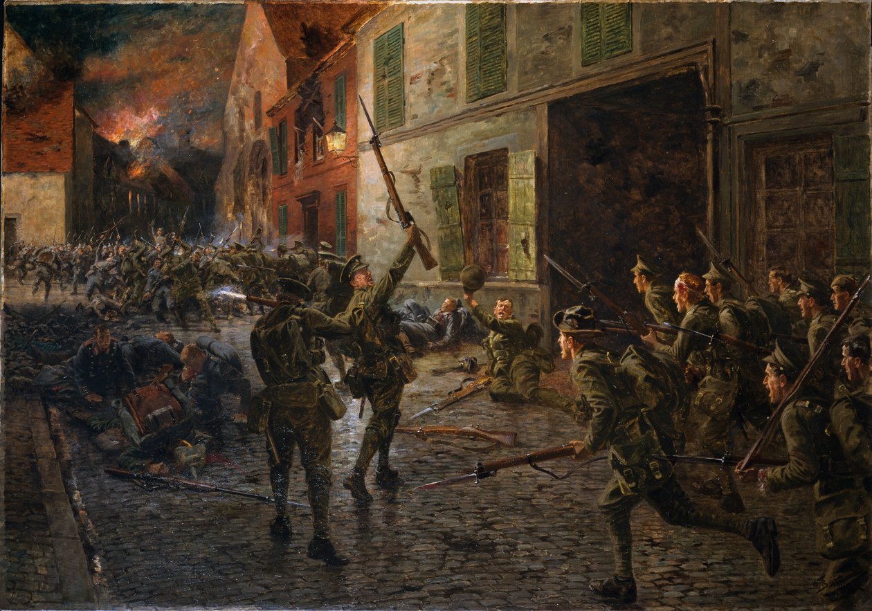 Landrecies, 25 agosto 1914, 1915 da William Barnes Wollen