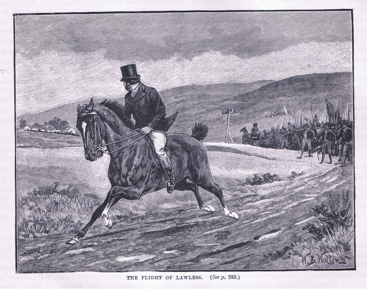 La fuga di Lawless da William Barnes Wollen