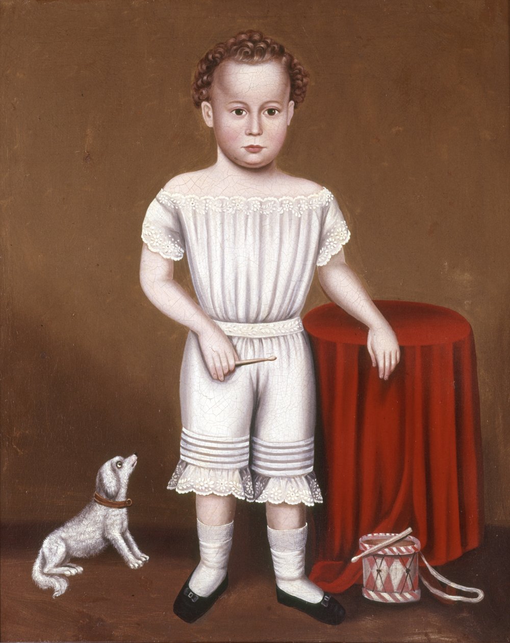 Ragazzo con tamburo di latta, c.1845 da William Bartol