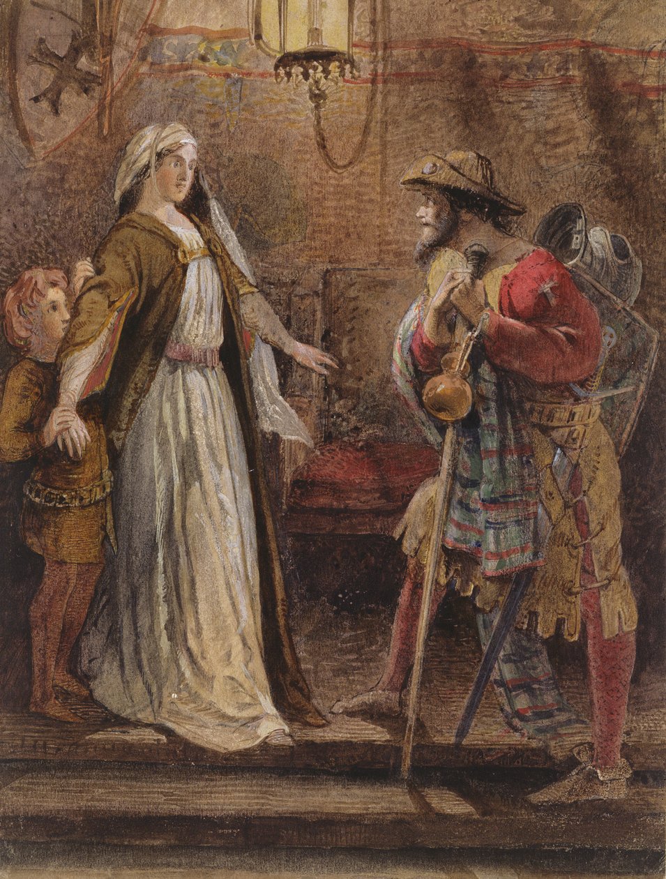 Ritorno dalla Lunga Crociata, 1861 da William Bell Scott