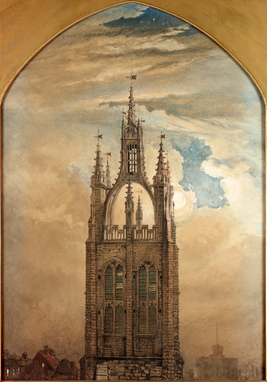 La guglia di San Nicola, Newcastle upon Tyne da William Bell Scott