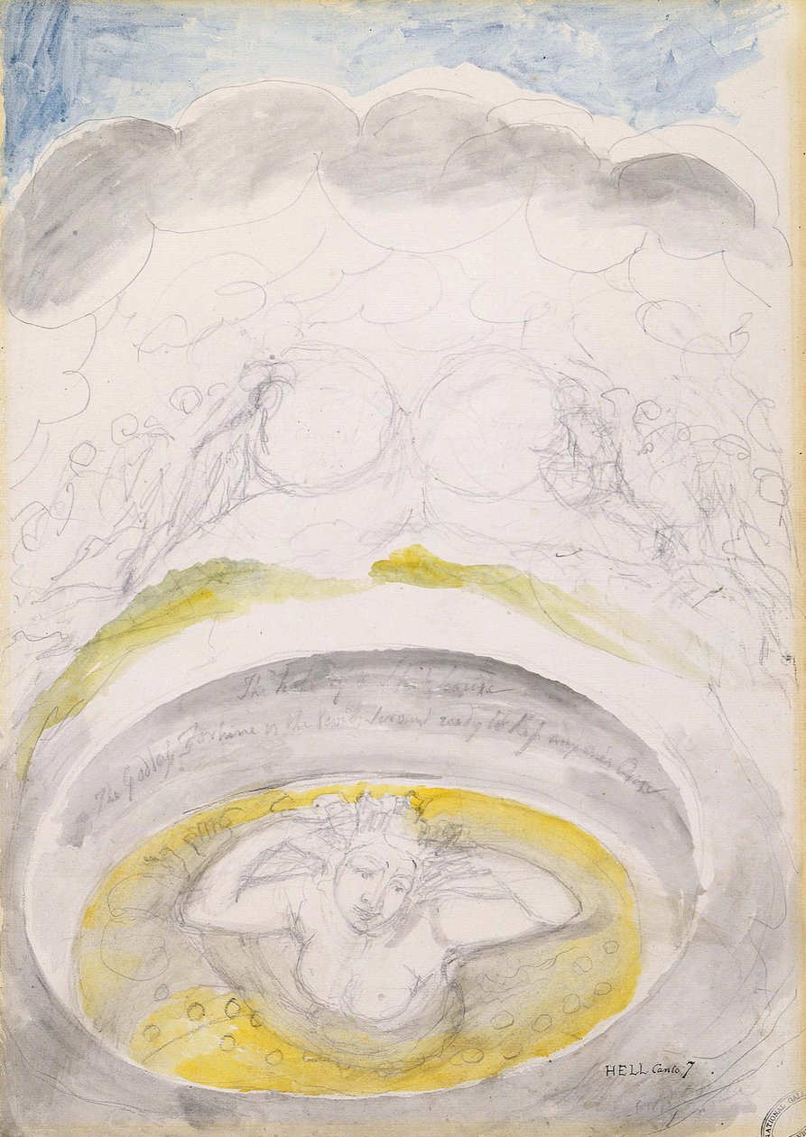 Illustrazioni alla Divina Commedia di Dante da William Blake