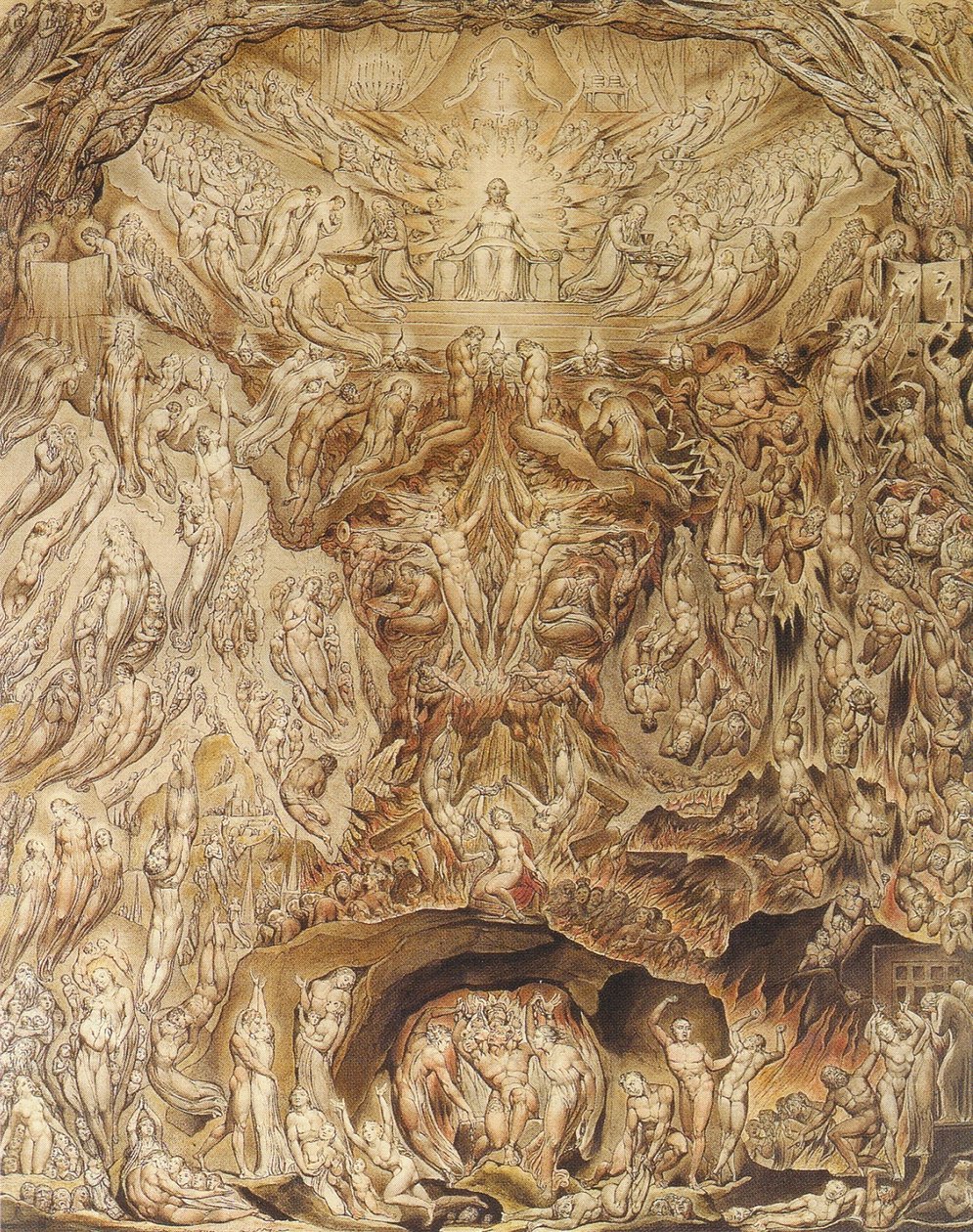 Una visione del Giudizio Universale da William Blake