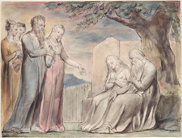 Libro di Giobbe di Blake Linell da William Blake
