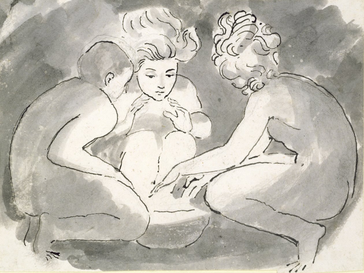 Bambini intorno a un Fuoco da William Blake