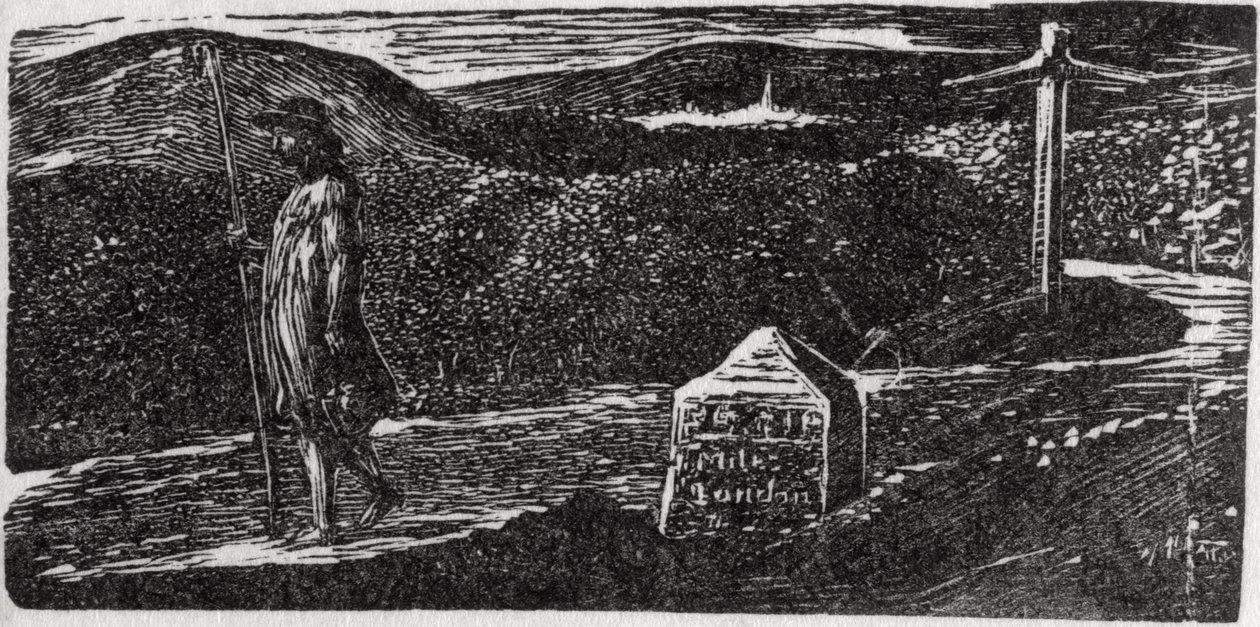 Il desiderio ardente di Colinet di conoscere terre straniere, illustrazione da 