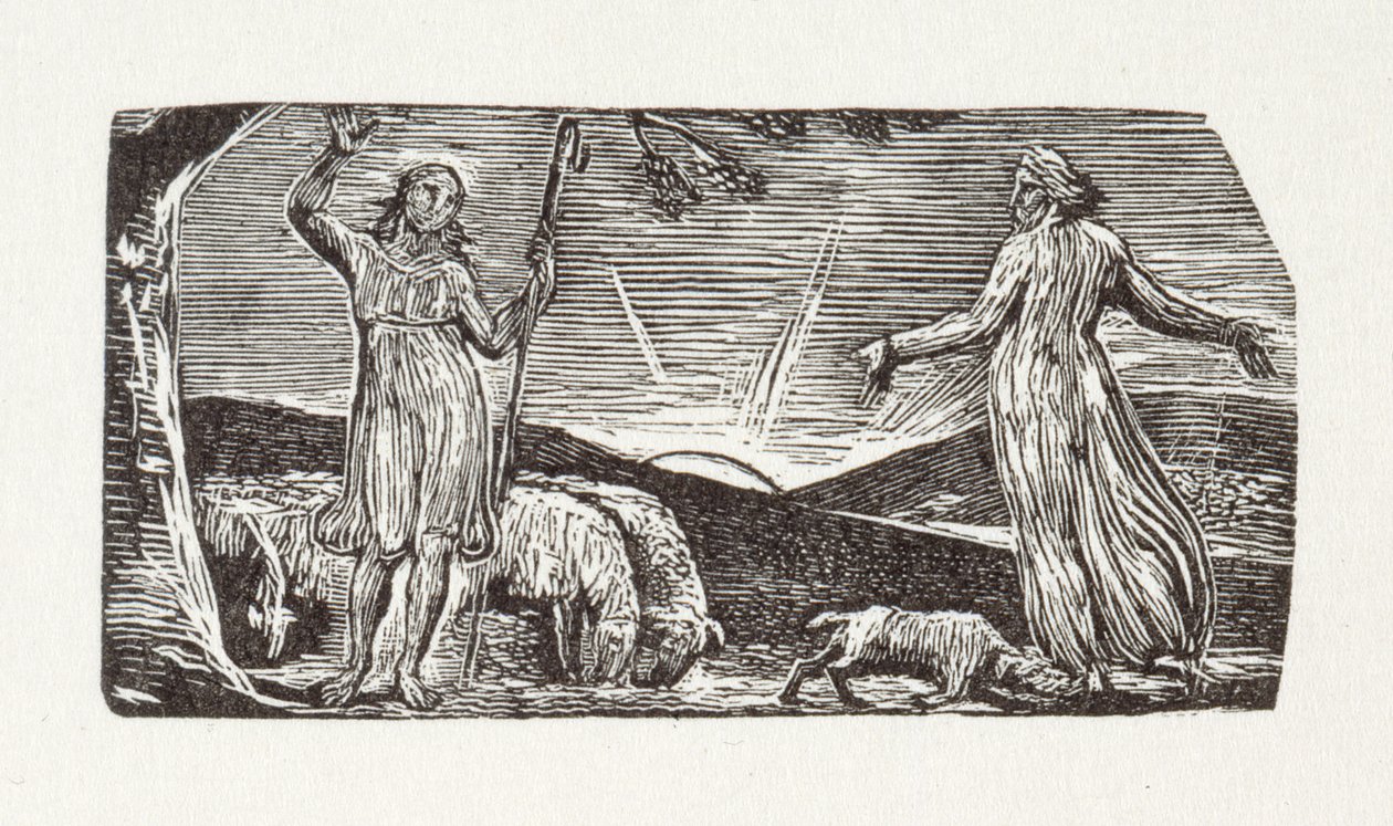 Ogni creatura, Thenot, è nata per il suo compito (1821) da William Blake