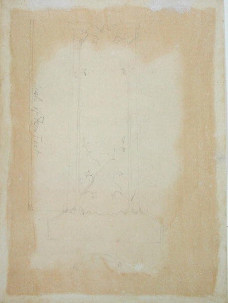 Elevazione e Pianta di un Monumento, 1819-20 da William Blake