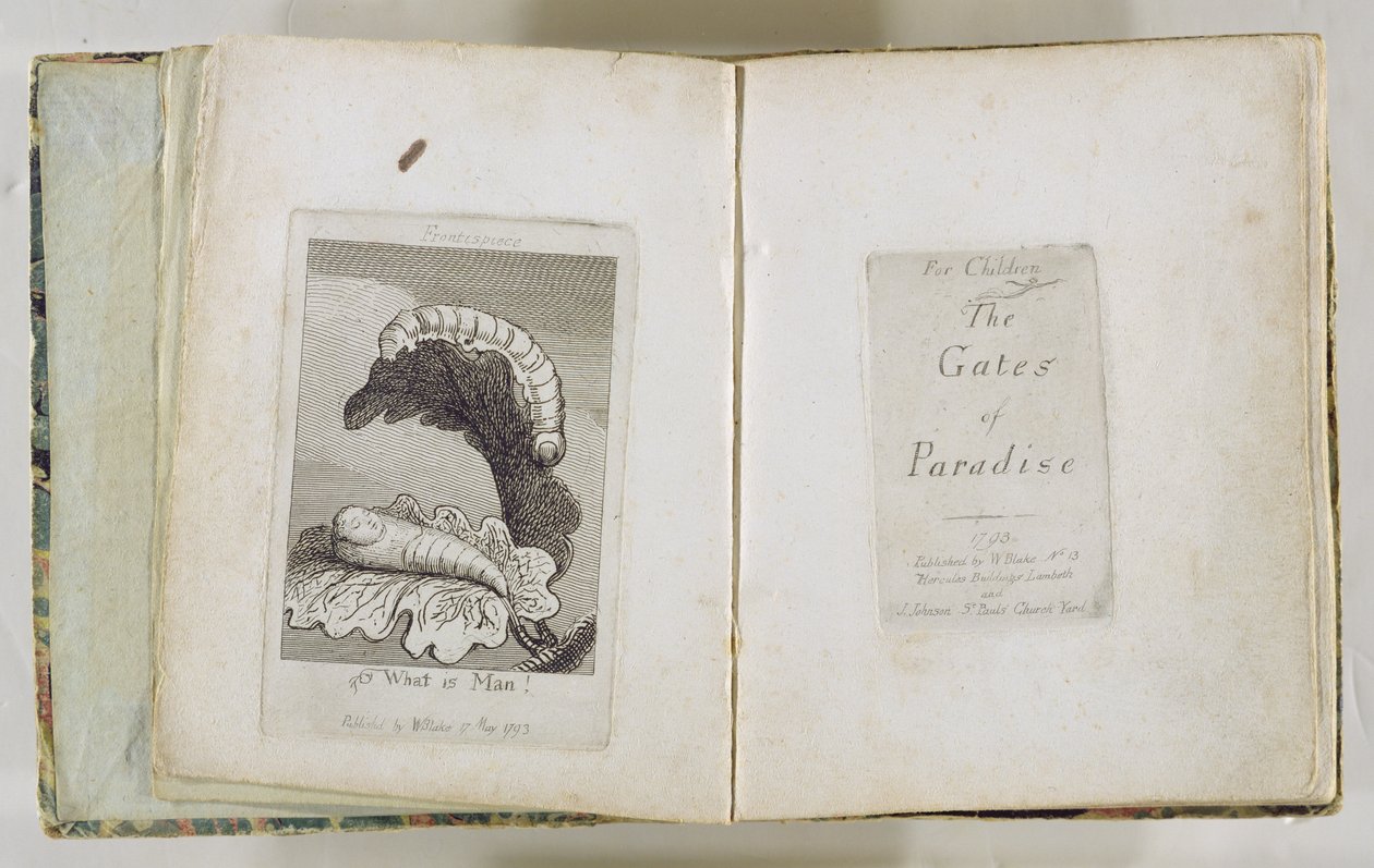 Per Bambini. Le Porte del Paradiso (e Frontespizio), 1793 da William Blake