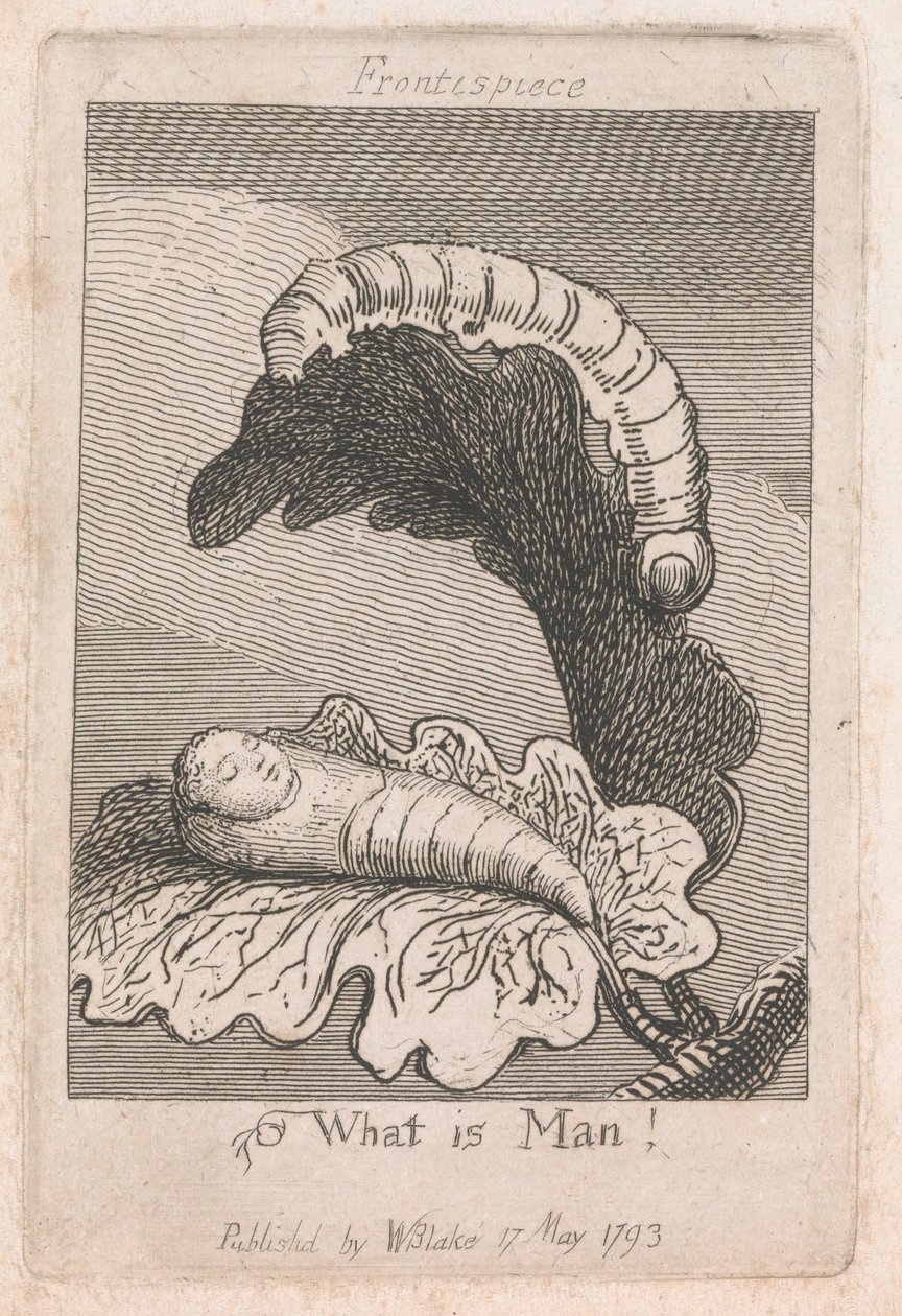 Per Bambini. Le Porte del Paradiso, Tavola 1, Frontespizio da William Blake