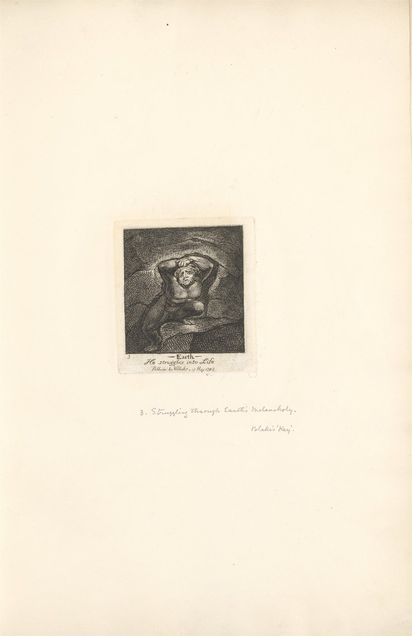 Per i Sessi - Le Porte del Paradiso, Tavola 5, Terra da William Blake