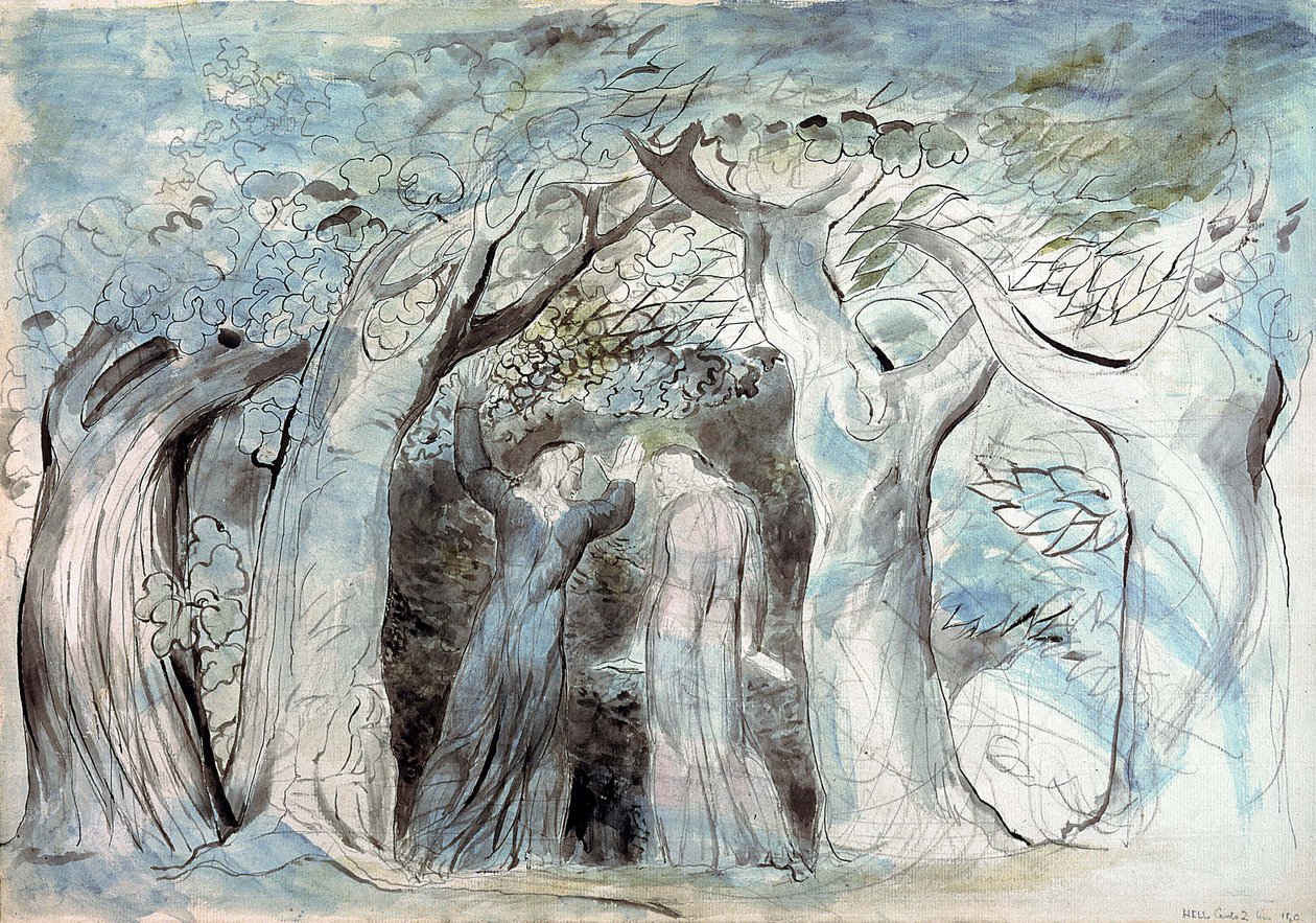 Illustrazioni alla Divina Commedia di Dante da William Blake