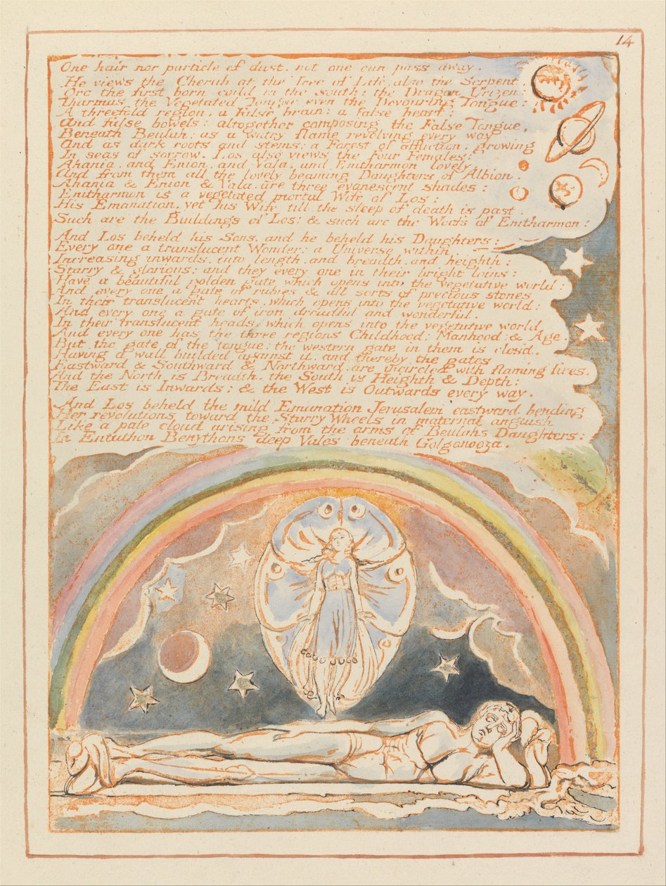 Gerusalemme, Tavola 14 da William Blake