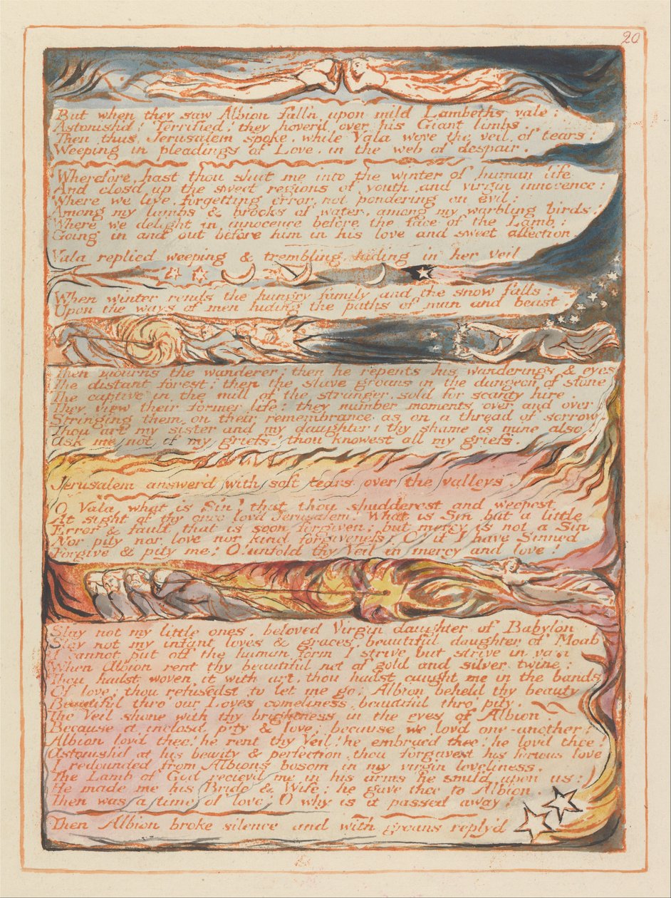 Gerusalemme, Tavola 20 da William Blake