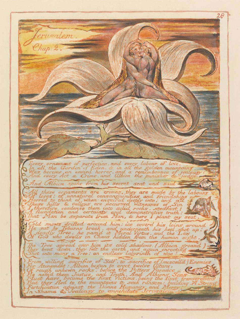 Gerusalemme, Tavola 28 da William Blake