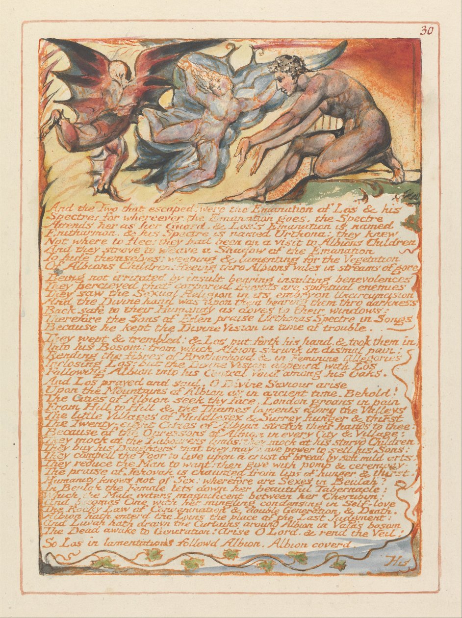 Gerusalemme, Tavola 30 da William Blake