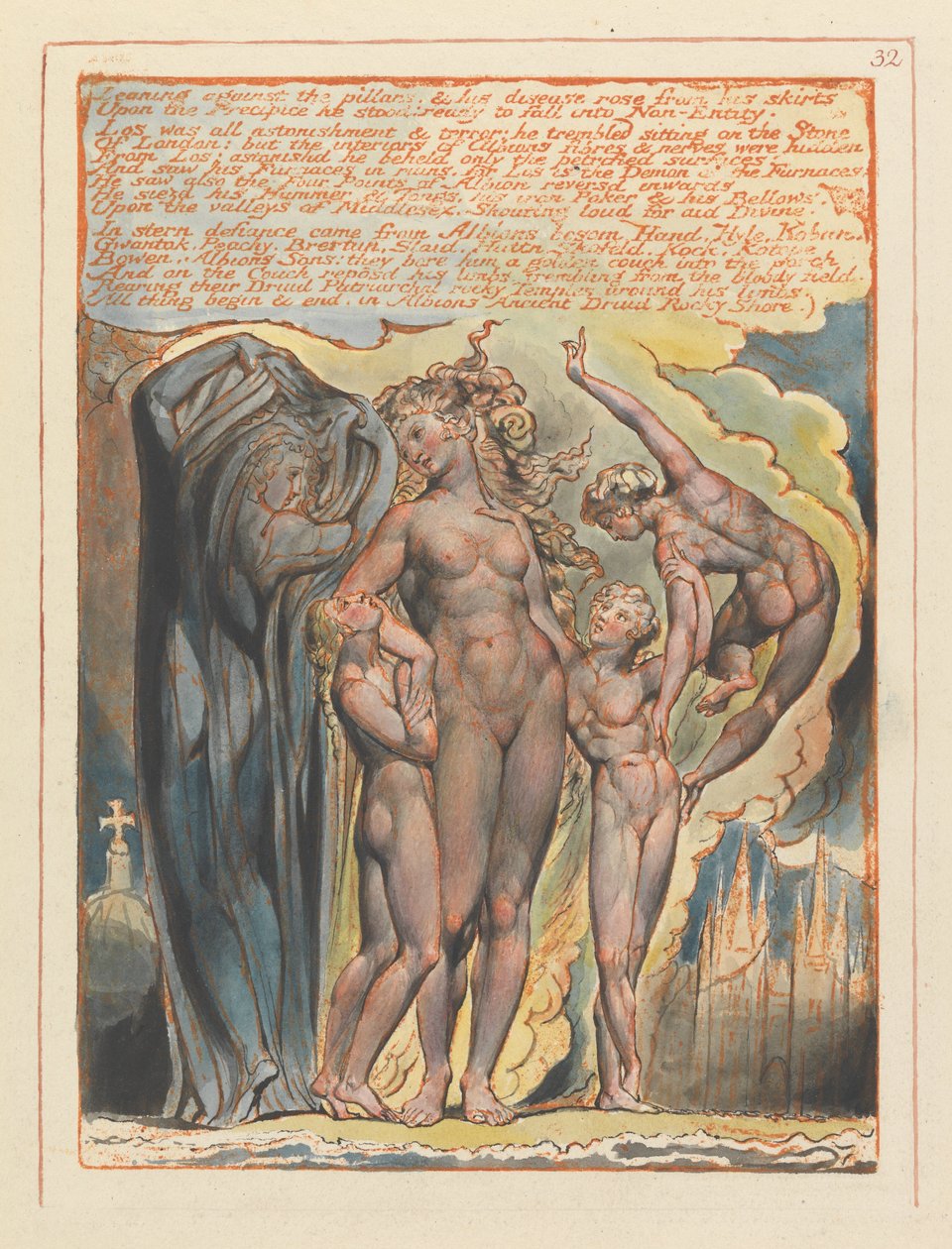 Gerusalemme, Tavola 32 da William Blake