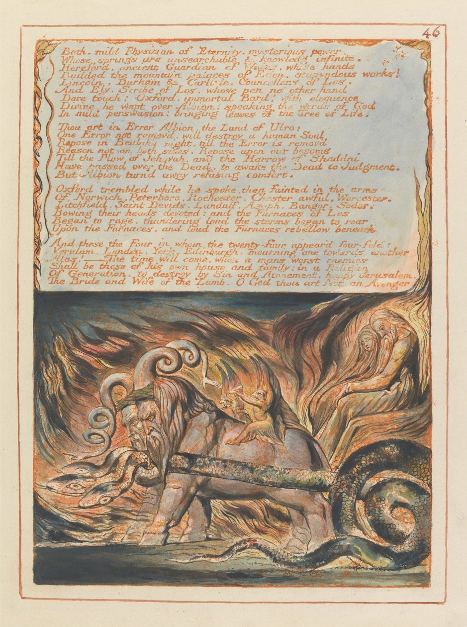 Gerusalemme, Tavola 46 da William Blake