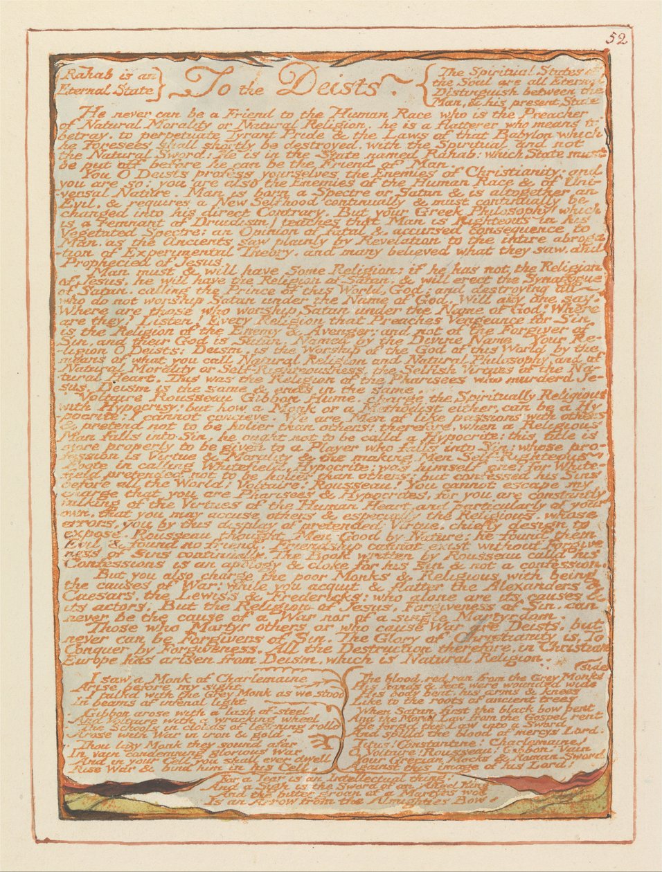 Gerusalemme, Tavola 52 da William Blake