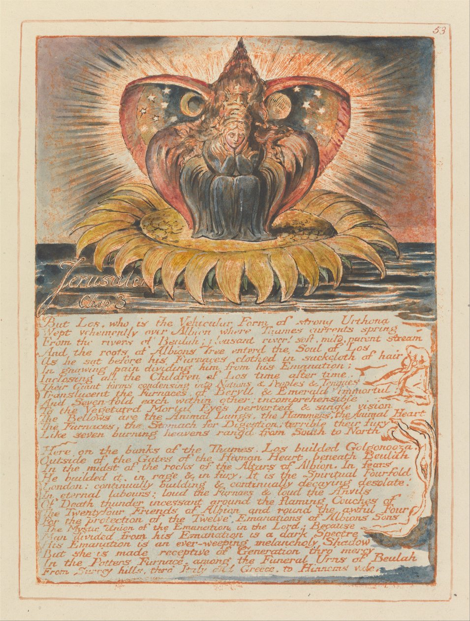 Gerusalemme, Tavola 53, Capitolo 3 da William Blake