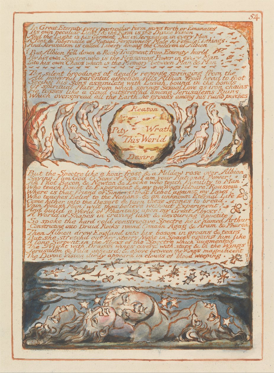 Gerusalemme, Tavola 54 da William Blake