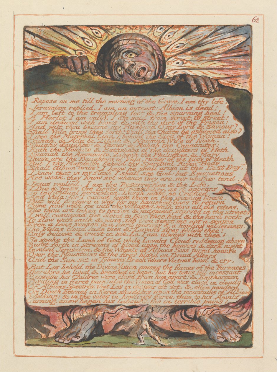 Gerusalemme, Tavola 62 da William Blake