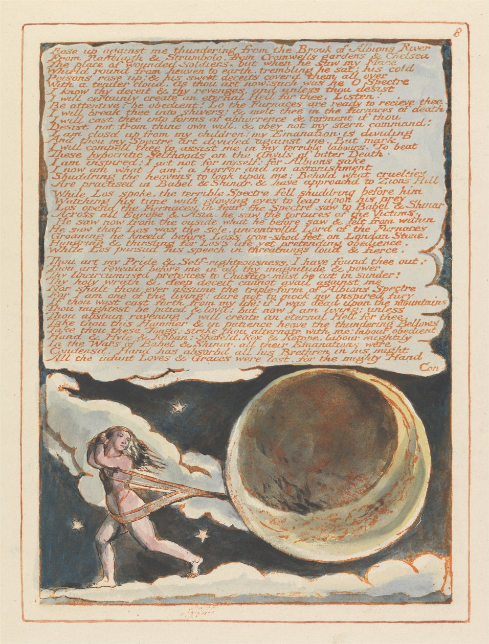 Gerusalemme, Tavola 8 da William Blake