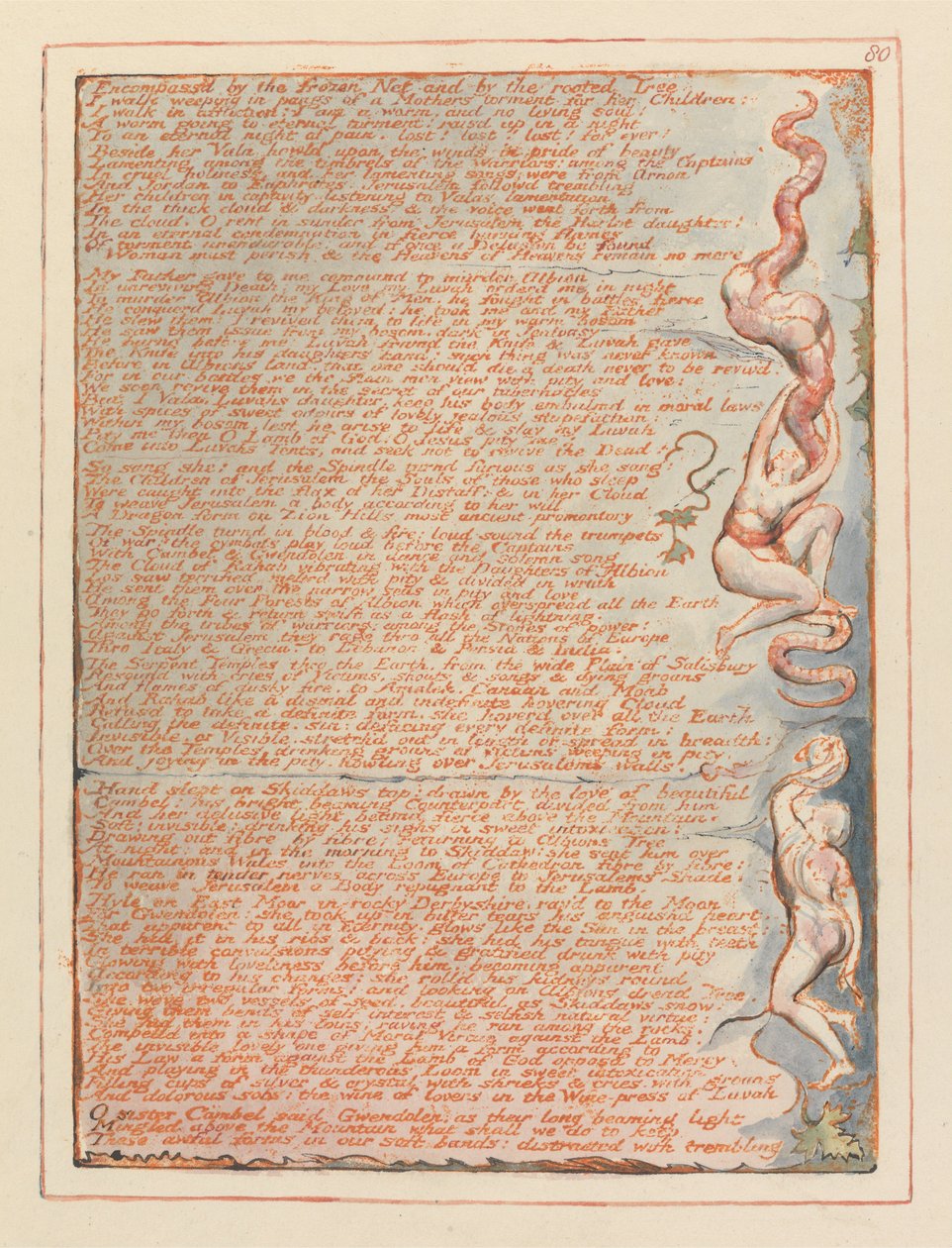 Gerusalemme, Tavola 80 da William Blake