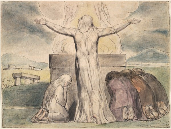 I sogni malvagi di Giobbe da William Blake