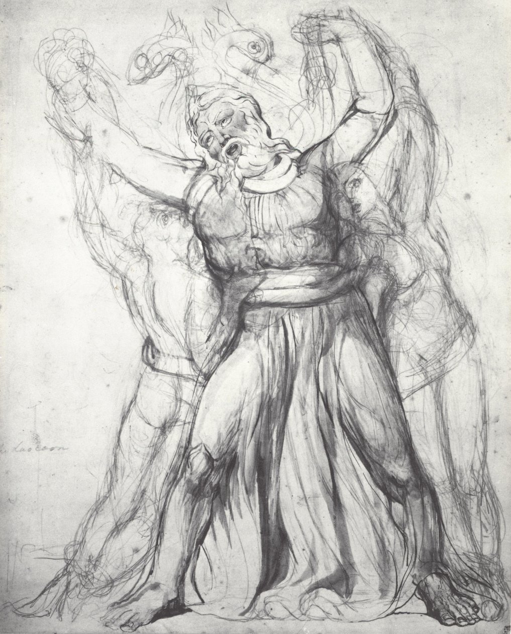 Laocoonte da William Blake