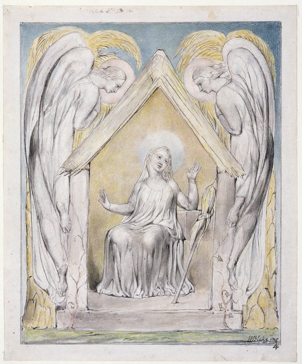 Il lamento di Maria per Cristo, illustrazione da 