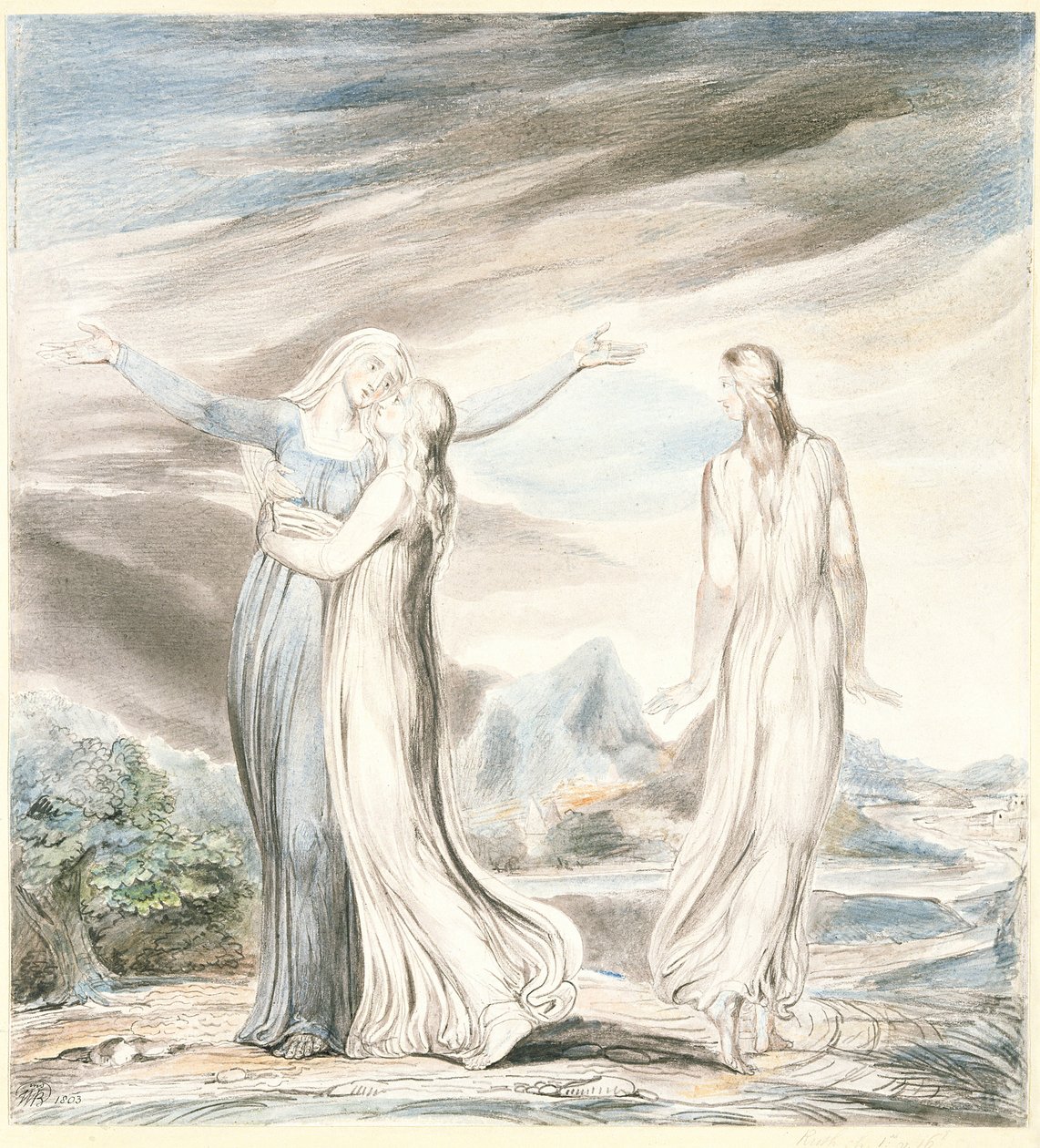 Ruth la nuora devota da William Blake