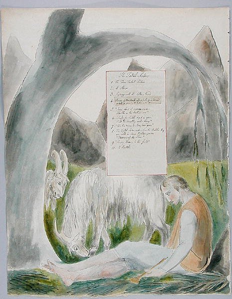 Le Sorelle Fatali, design 66 da Le poesie di Thomas Gray, 1797-98 da William Blake