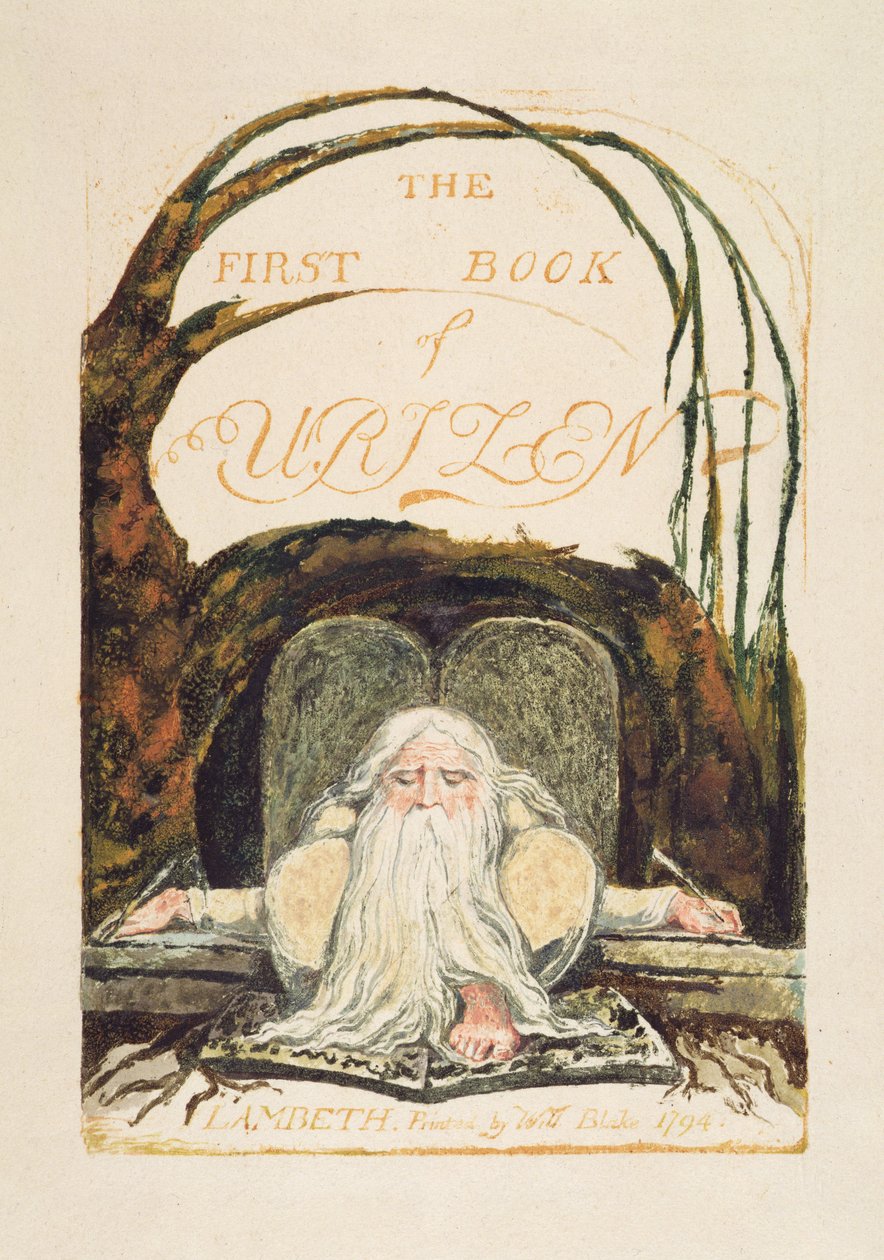 Il primo libro di Urizen, tavola 1 da William Blake