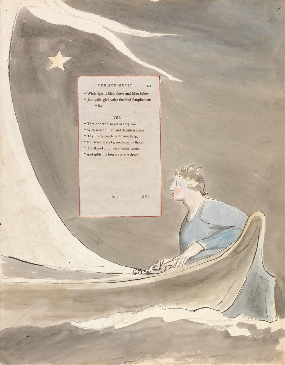 Le poesie di Thomas Gray, Design 101, Ode per la musica da William Blake
