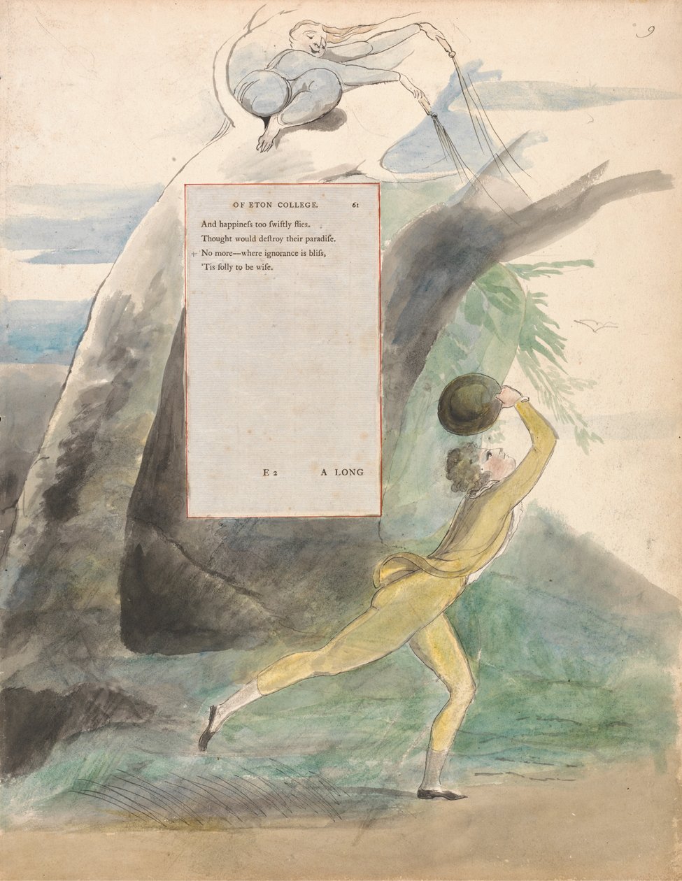 Le poesie di Thomas Gray, Disegno 21, Ode su una prospettiva distante del Eton College da William Blake