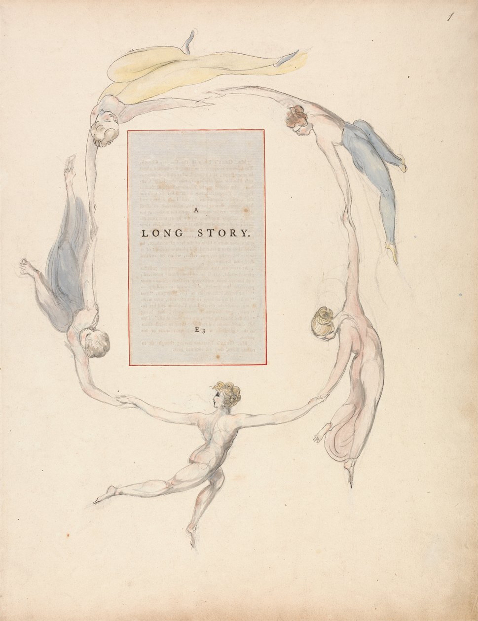 Le poesie di Thomas Gray, Disegno 23, Una lunga storia da William Blake