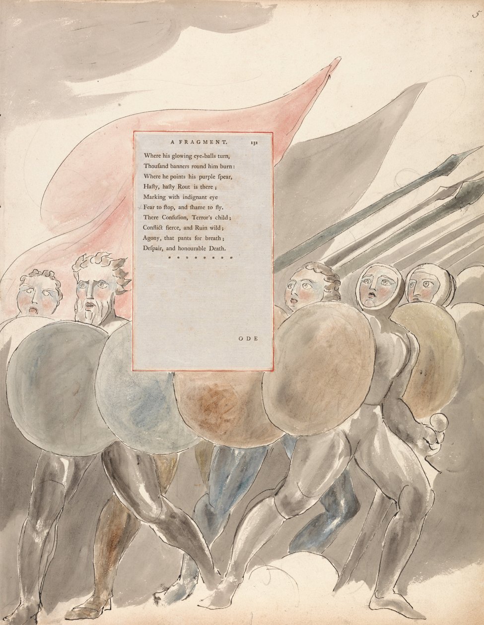 Le Poesie di Thomas Gray, Disegno 91 da William Blake