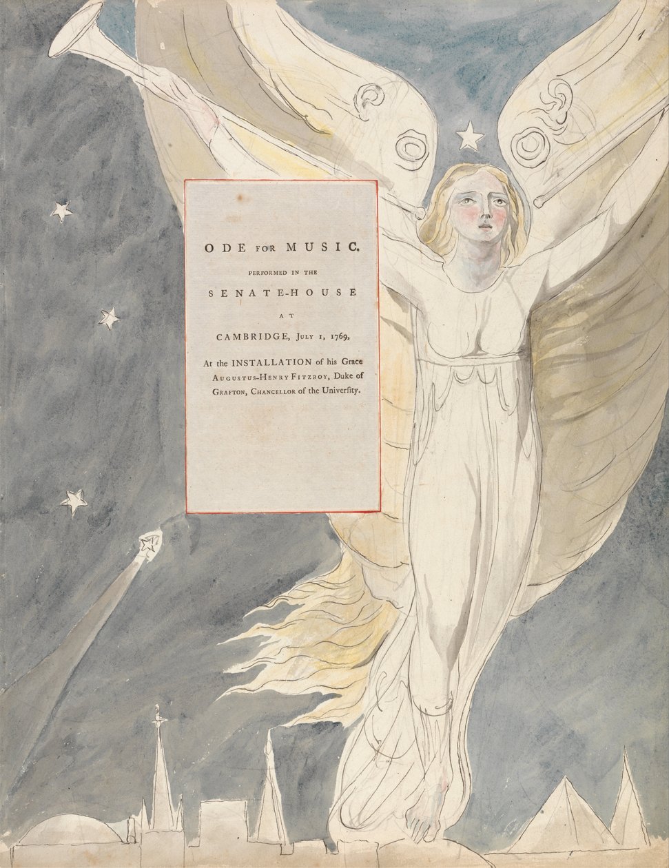 Le Poesie di Thomas Gray, Disegno 93 da William Blake