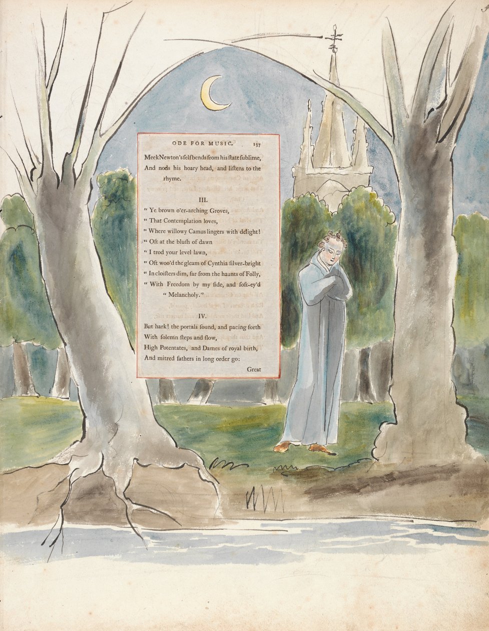 Le Poesie di Thomas Gray, Disegno 97 da William Blake