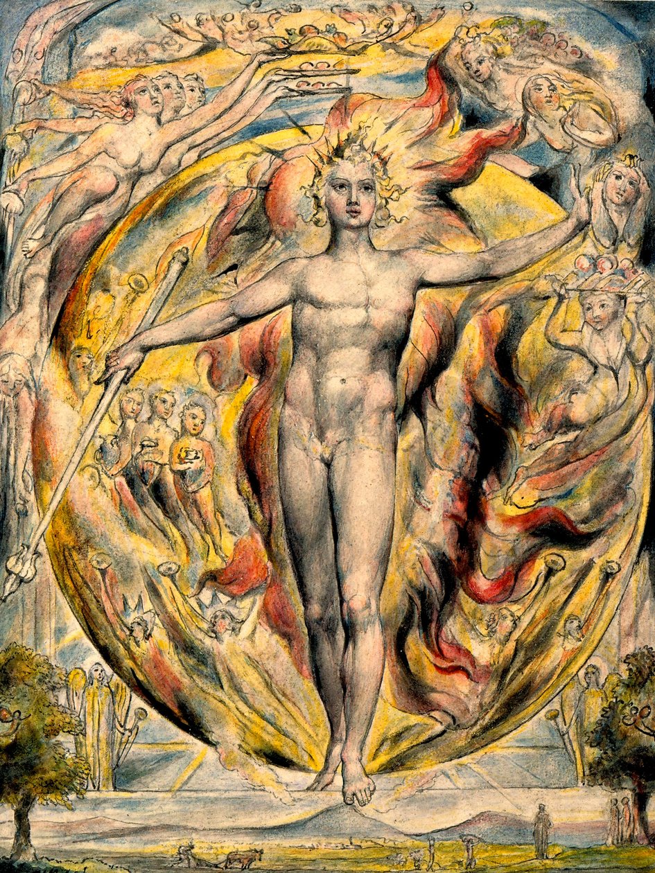 Il sole alla sua porta orientale da William Blake