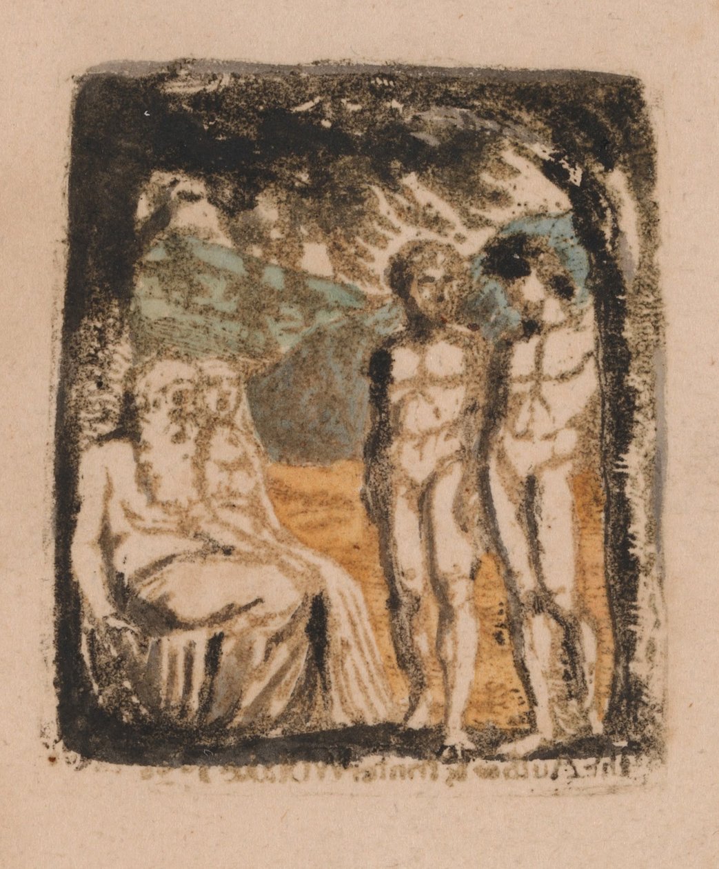 Non Esiste Religione Naturale, Tavola 1, Frontespizio (Bentley a1) da William Blake