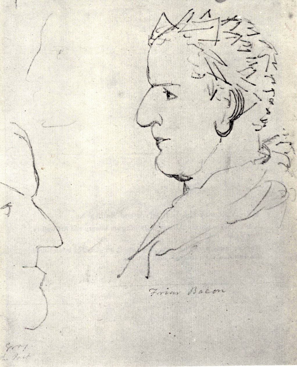 William Blake, Teste Visionarie di Frate Roger Bacon e Poeta Gray da William Blake