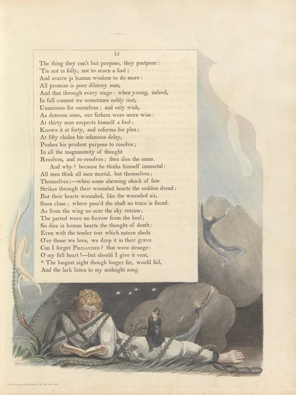 Pensieri notturni di Young, Pagina 15 da William Blake