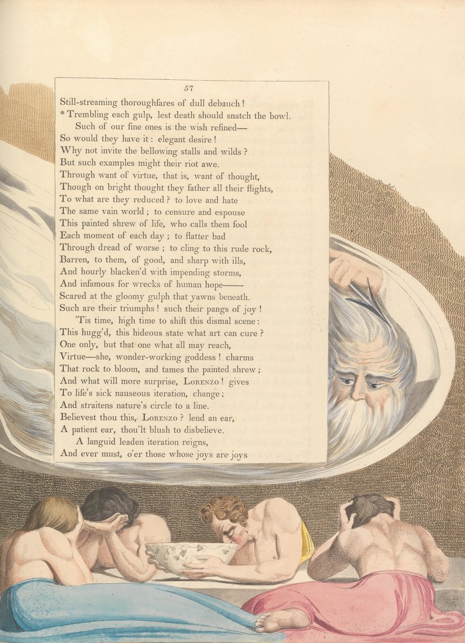 Pensieri notturni di Young, Pagina 57 da William Blake