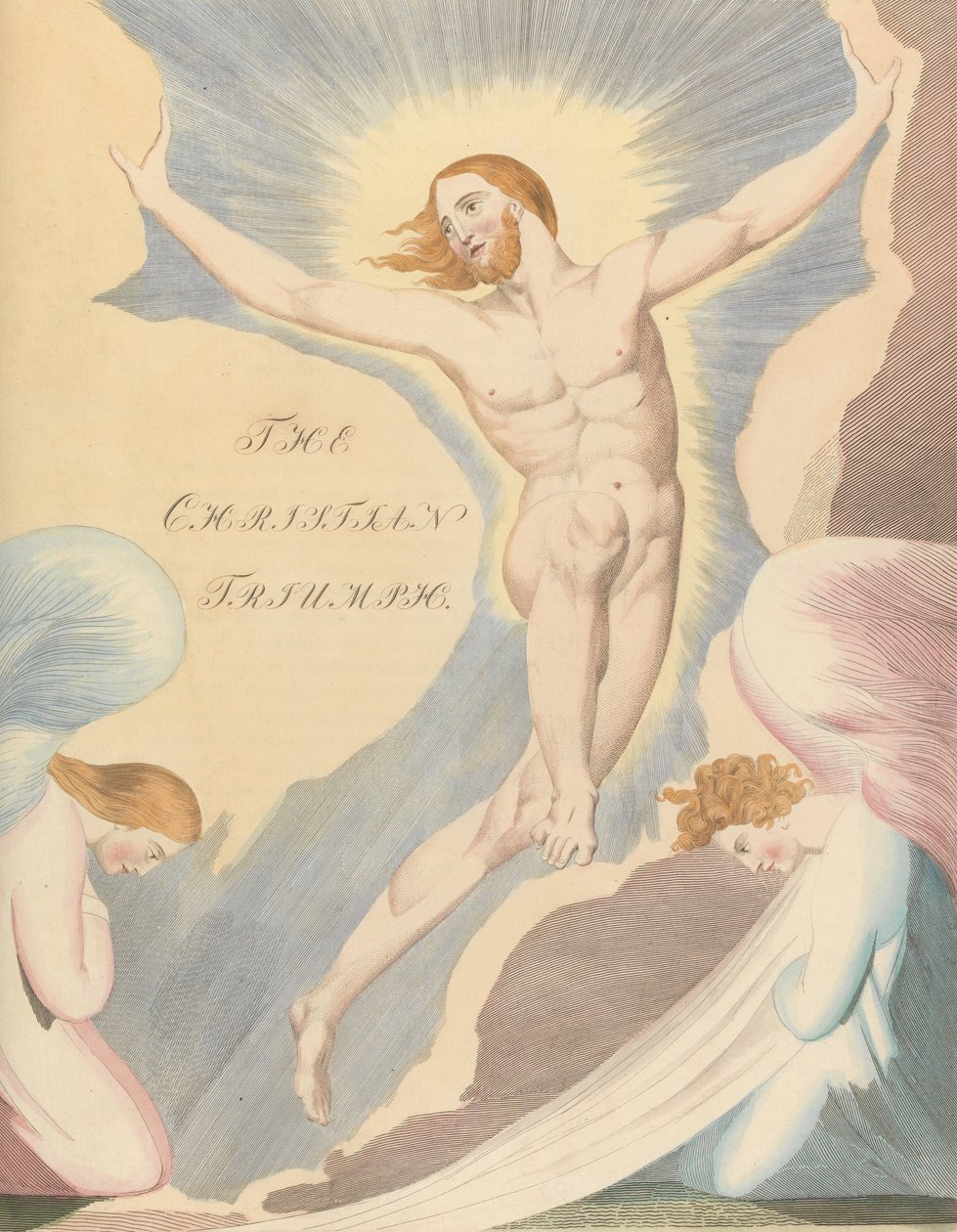 Pensieri notturni di Young, Pagina 65, La quarta notte, Il trionfo cristiano da William Blake