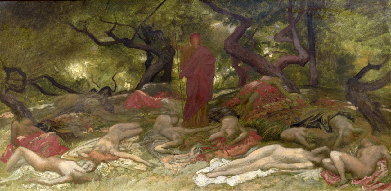 Dioniso e le Baccanti, c.1900 da William Blake Richmond
