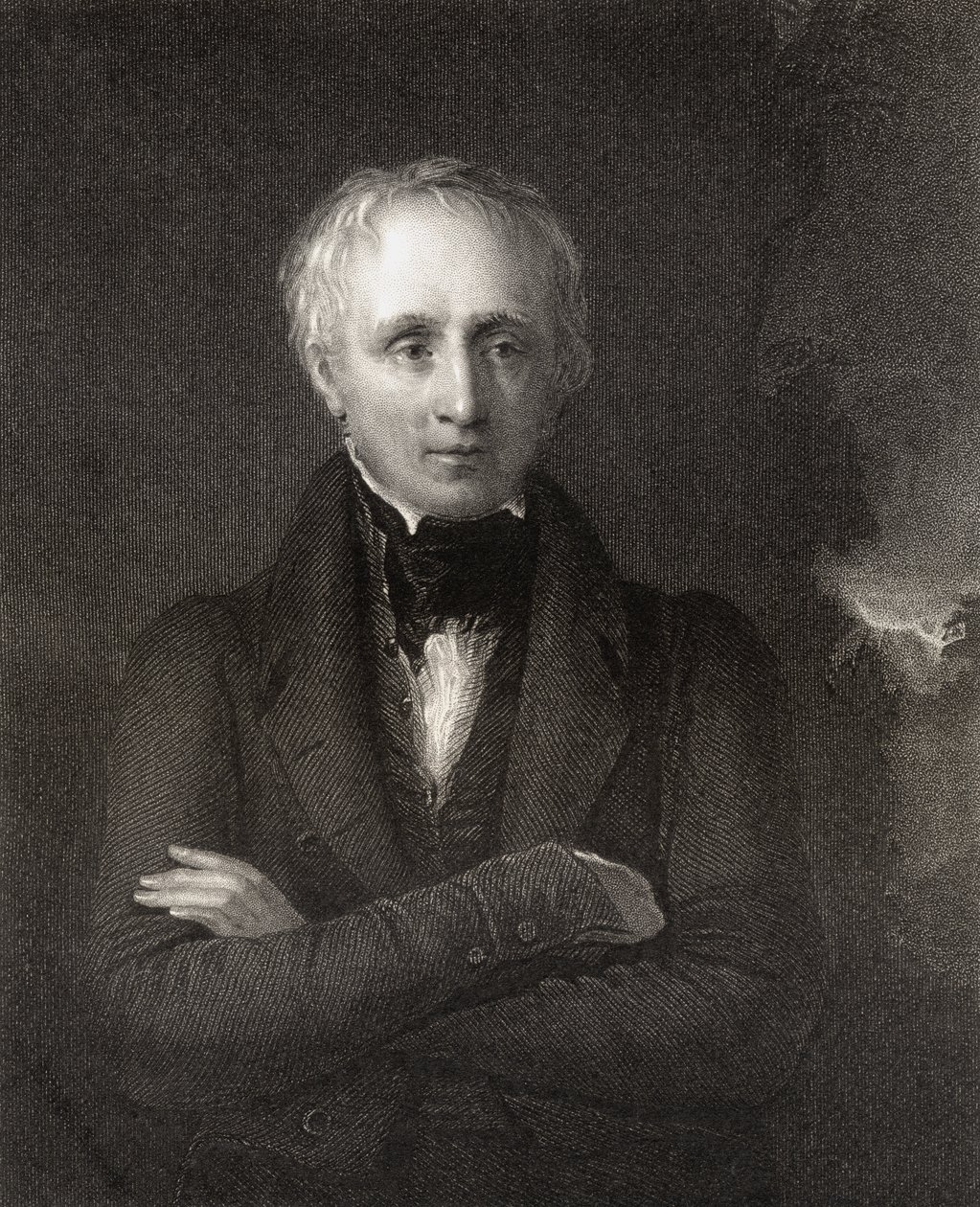William Wordsworth, inciso da John Cochran (fl.1821-65), da 