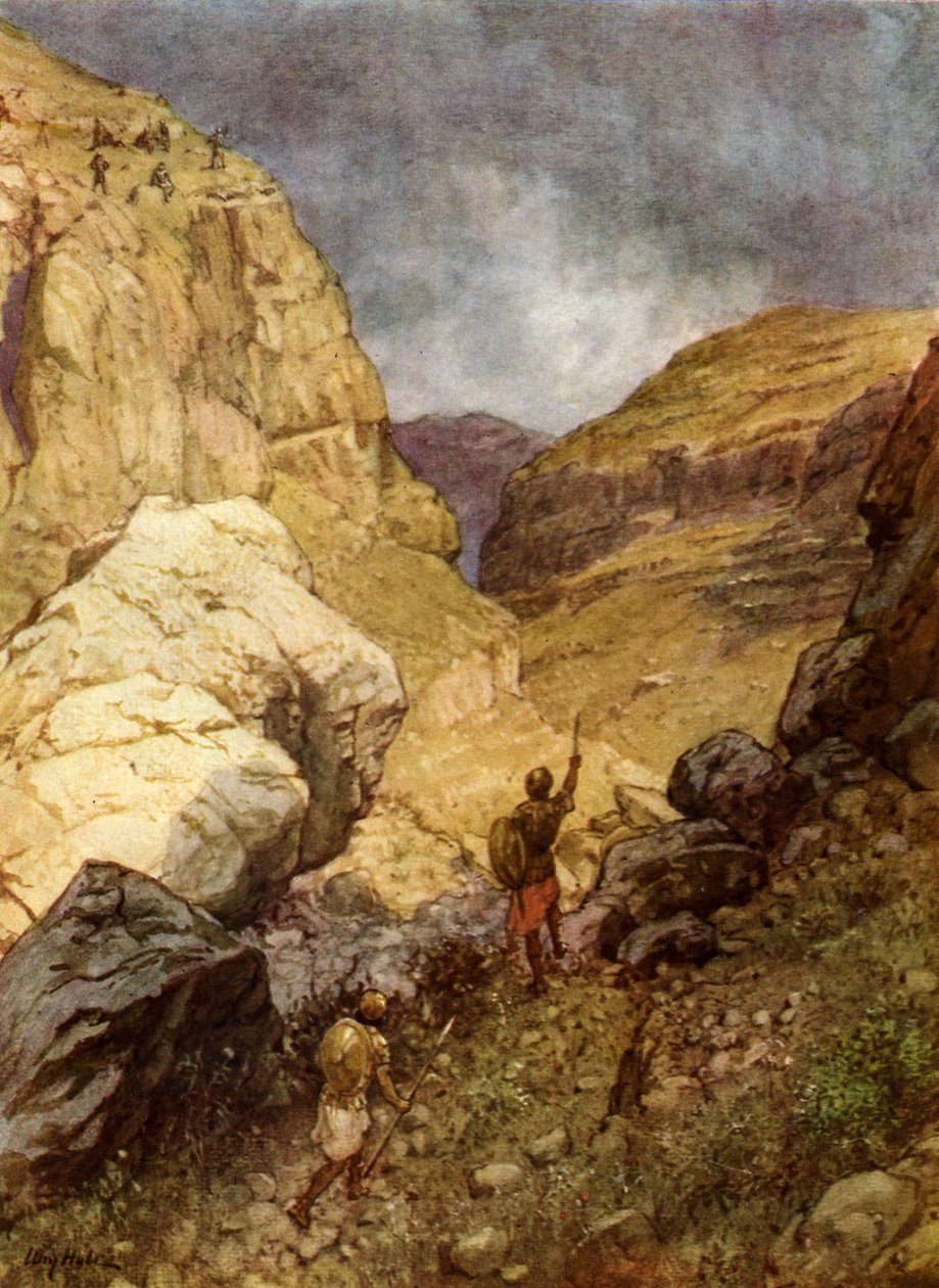 Gionata e i Filistei - Bibbia da William Brassey Hole